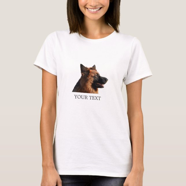Camiseta Cão german shepherd (Frente)