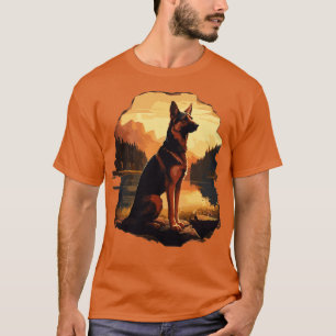 Camiseta cão german shepherd