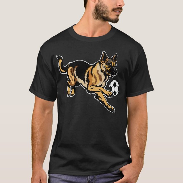 Camiseta cão german shepherd (Frente)