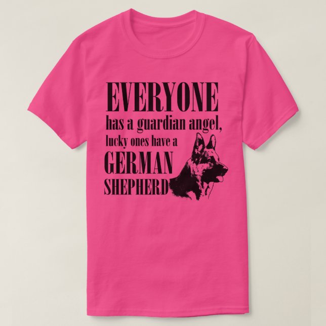 Camiseta Cão german shepherd GSD (14) (Frente do Design)