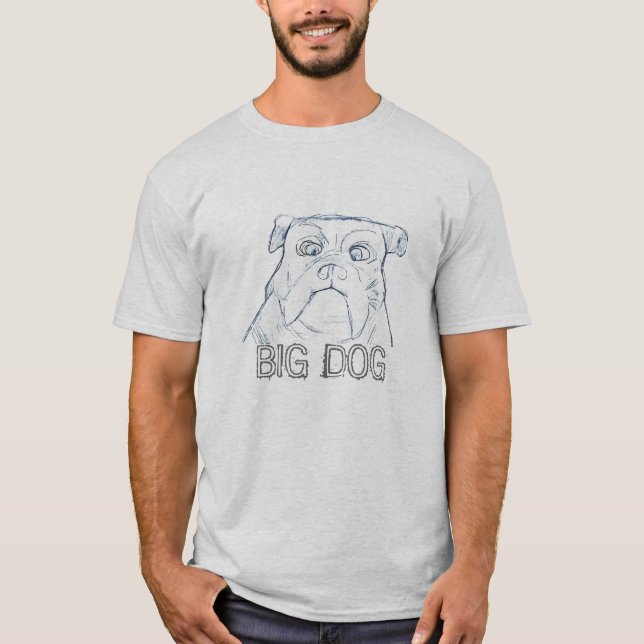 Camiseta Cão grande (Frente)