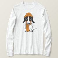 Cão-Hipster Piebald Dachshund