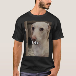 Camiseta cão homofóbico de desfoque! T-Shirt clássico