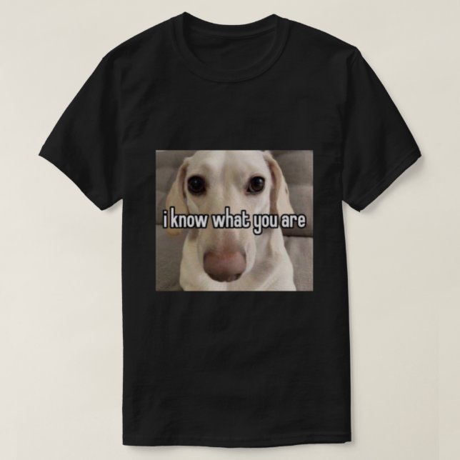 Camiseta cão homofóbico eu sei o que você é Pr Fotográfico (Frente do Design)