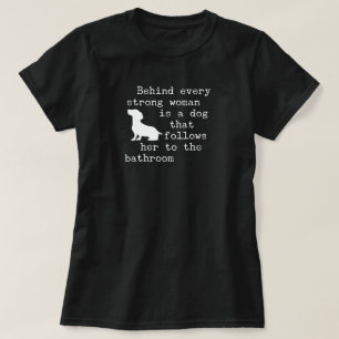 Camiseta Cão Humor Citado - Dachshund