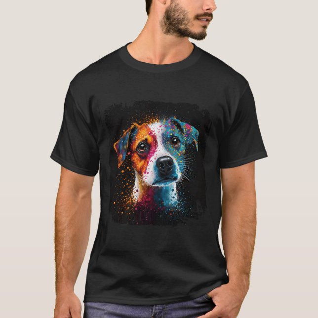 Camiseta Cão Jack Russell (Frente)