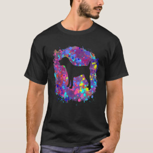 Camiseta Cão Jack Russell Terrier Amor Pet Aguarela Silhuet