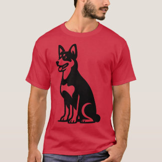 Camiseta Cão Kelpie australiano