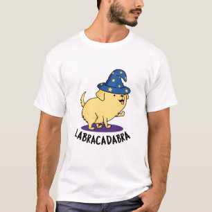 Camiseta Cão Labra-cadabra Cute Labrador Pun