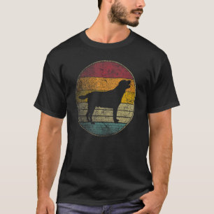 Camiseta Cão Labrador Retriever Vintage Distressed Retro 70