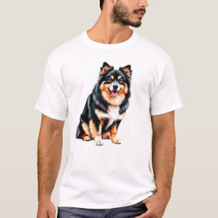 Camiseta Cão Lapphund Finlandês