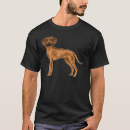 Camiseta Cão Leão Africano Marrom Rhodesiano Ridgeback