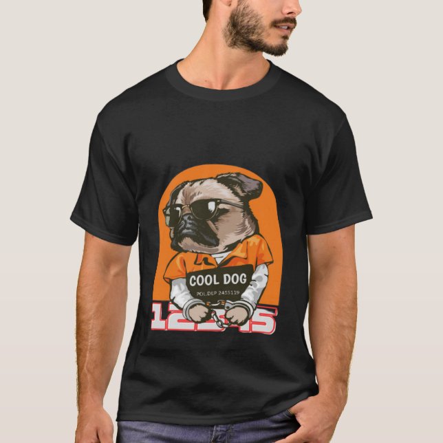 Camiseta Cão legal (Frente)