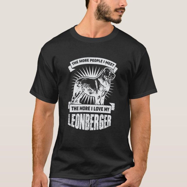 Camiseta Cão Leonberger (Frente)