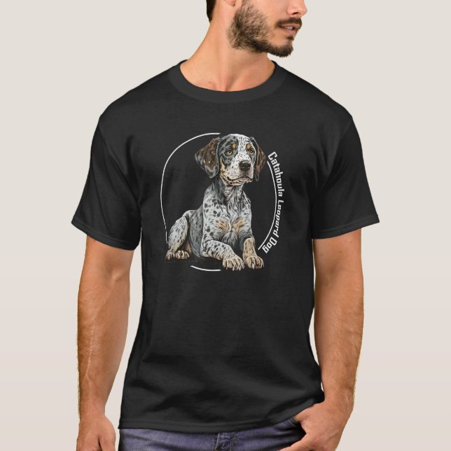 Camiseta Cão Leopardo Catahoula (Frente)