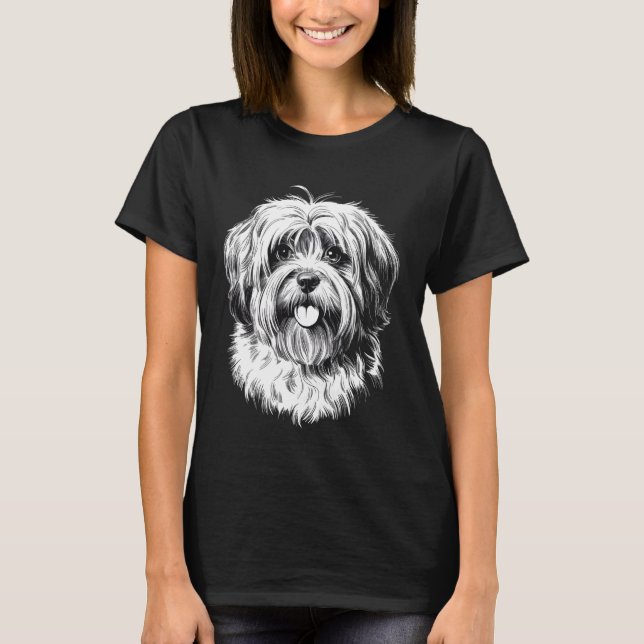 Camiseta Cão Lhasa Apso (Frente)