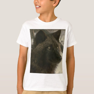 Camiseta Cão Lobo Negro