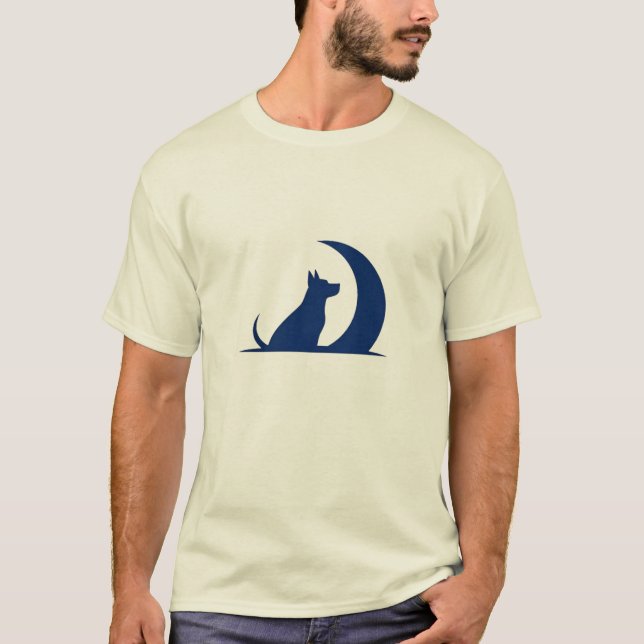 Camiseta cão lunar (Frente)