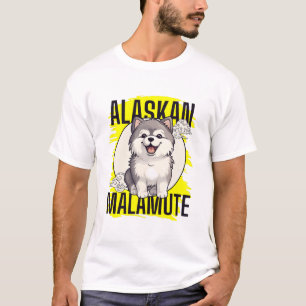 Camiseta Cão Malamute do Alasca