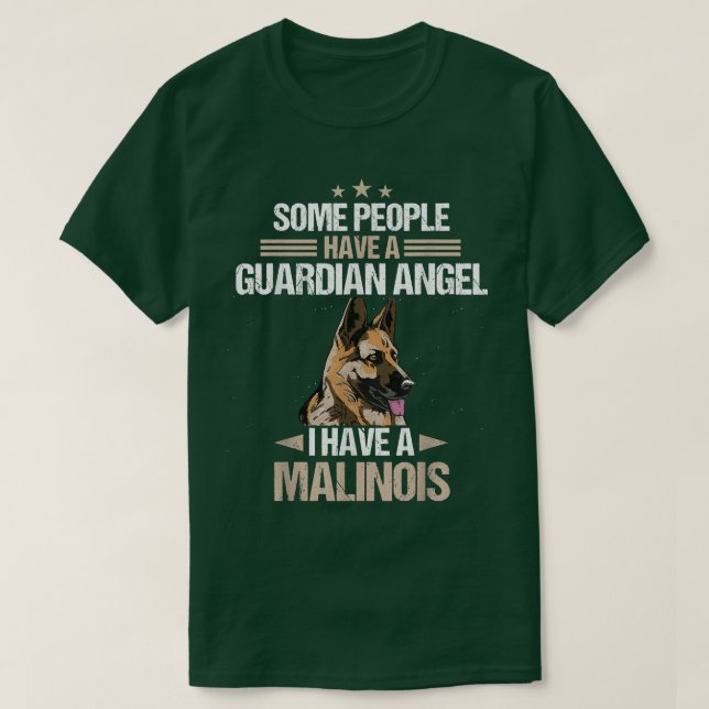 Camiseta Cão malinois (Frente do Design)