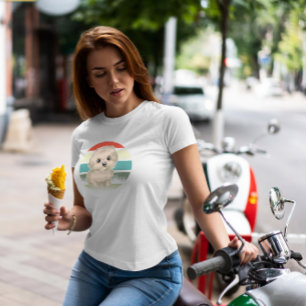 Camiseta Cão Maltês