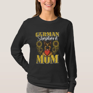 Camiseta Cão Mamãe GERMAN SHEPHERD Cão Cão Cão Cão German s