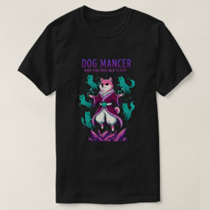 Camiseta Cão Mancer Fantasia Divertida Mágico Shiba Inu Pet