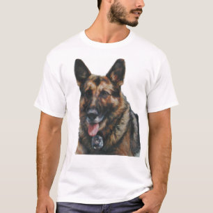 Camiseta Cão Marlo da polícia K-9