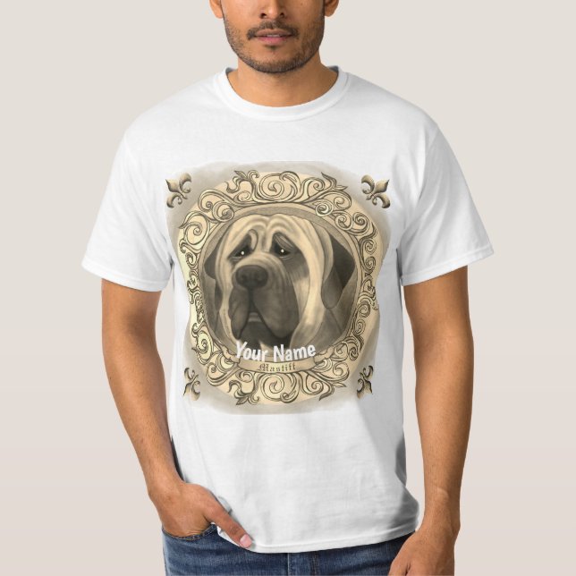Camiseta Cão Mastiff  (Frente)