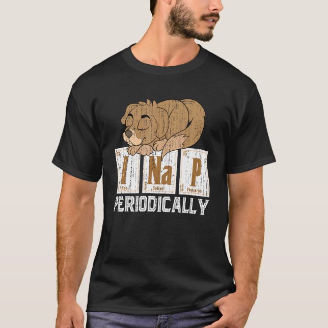Camiseta Cão Mesa Periódico Proprietário de Animais de Comp (Frente)