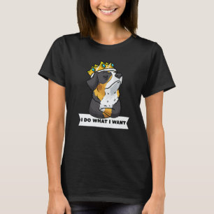 Camiseta Cão Montanhês Bernês Obstinado 1