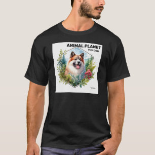 Camiseta Cão na Natureza Selvagem Impressa - Arte Animal
