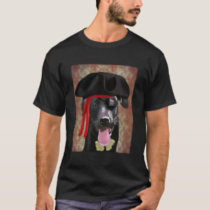 Camiseta Cão Negro Pirata Labrador