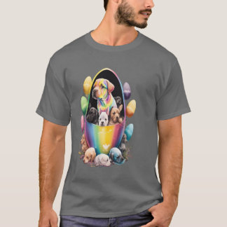 Camiseta cão no cão-ovo no cão-ovo no cão-ovo i