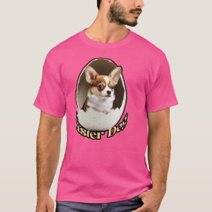 Camiseta Cão no cão Páscoa de ovo Cão festivo Cão festivo C