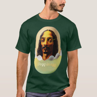 Camiseta cão no ovo