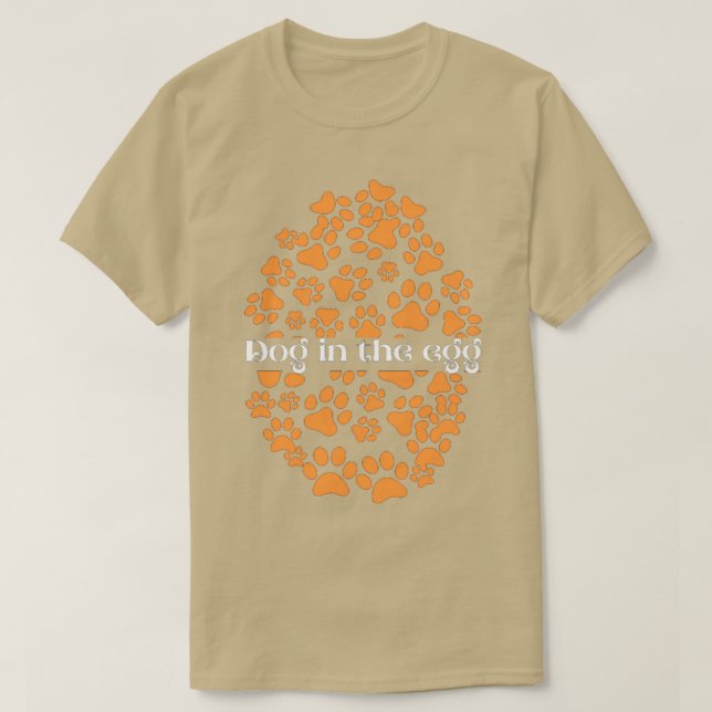 Camiseta Cão no ovo2 (Frente do Design)