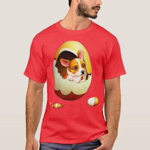 Camiseta cão no ovo 110
