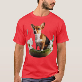 Camiseta cão no ovo 166