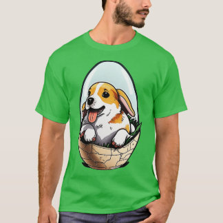 Camiseta cão no ovo 273