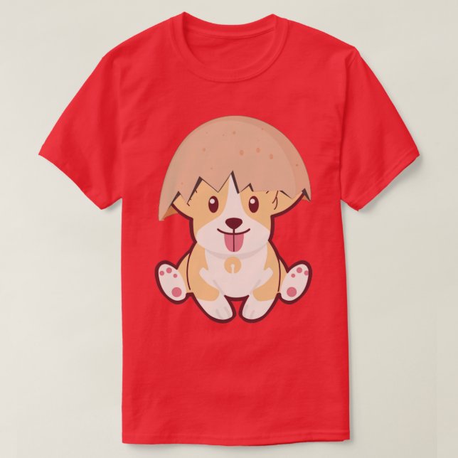 Camiseta Cão no ovo 2 1 (Frente do Design)