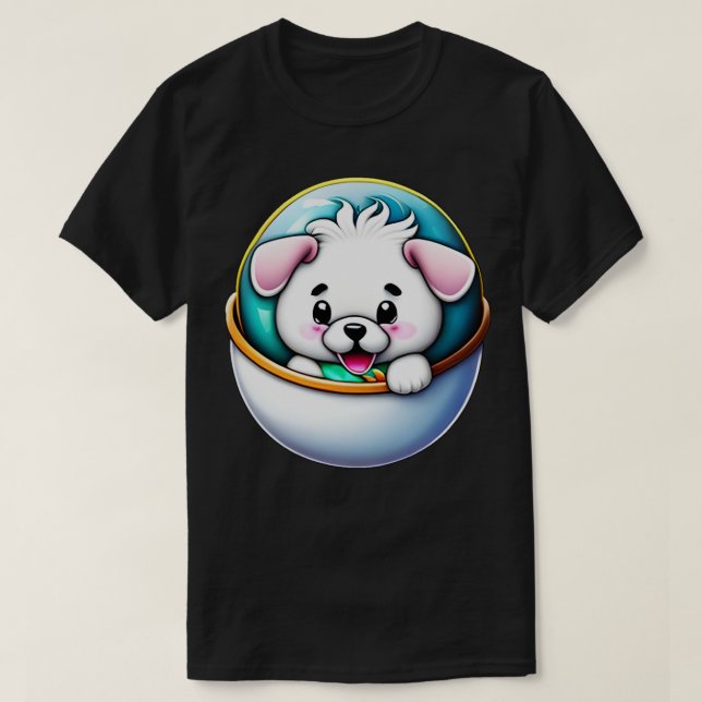 Camiseta Cão no ovo 3 (Frente do Design)