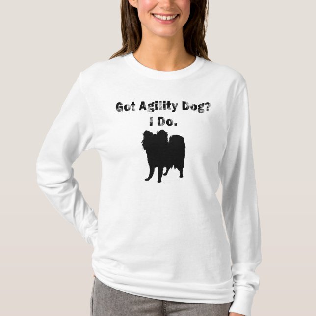 Camiseta Cão obtido da agilidade? Eu faço (Frente)