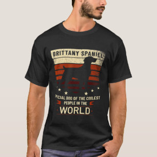Camiseta Cão Oficial Brittany Spaniel Do Povo Mais Frio