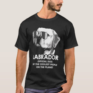 Camiseta Cão Oficial Do Labrador Do Laboratório De Pessoas