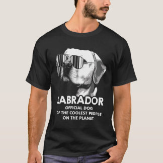 Camiseta Cão Oficial Do Labrador Do Laboratório De Pessoas