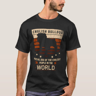 Camiseta Cão Oficial Inglês Das Pessoas Mais Frescas