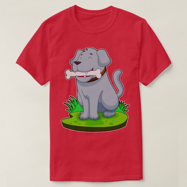 Camiseta Cão Osso 1 (Frente do Design)