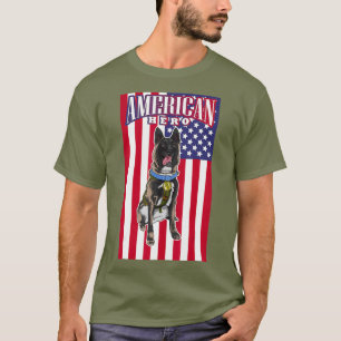 Camiseta Cão Ouro Medroso da Polícia de Coragem do Exérc