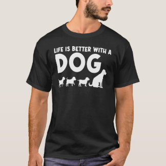 Camiseta Cão Para Homens Mulheres Rapazes Raparigas Criança